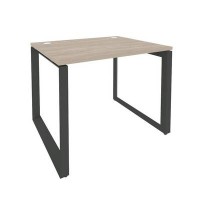 Onix O.MO-SP-1.8 (Дуб Аттик/Антрацит) Стол рабочий на О-образном м/к