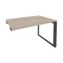 Onix O.MO-SPR-2.8 (Дуб Аттик/Антрацит) Стол-приставка на О-образном м/к к опорным элементам