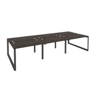 Onix O.MO-D.RS-6.2.7 (Дуб Мали/Антрацит) Рабочая станция на О-образном м/к