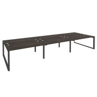 Onix O.MO-D.RS-6.4.8 (Дуб Мали/Антрацит) Рабочая станция на О-образном м/к