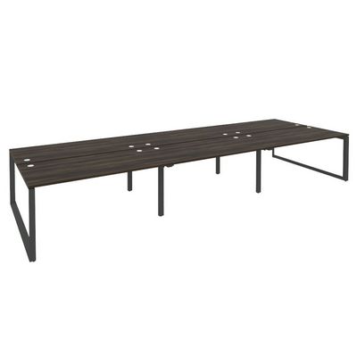 Onix O.MO-D.RS-6.4.8 (Дуб Мали/Антрацит) Рабочая станция на О-образном м/к