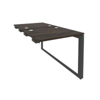 Onix O.MO-D.SPR-0.7 (Дуб Мали/Антрацит) Стол-приставка двойной на О-образном м/к к опорым элем.