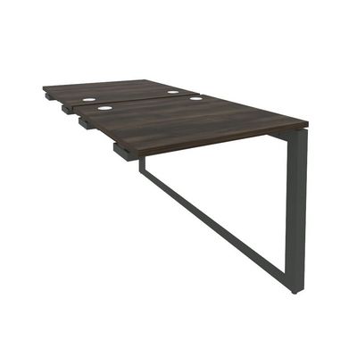 Onix O.MO-D.SPR-0.8 (Дуб Мали/Антрацит) Стол-приставка двойной на О-образном м/к к опорым элем.