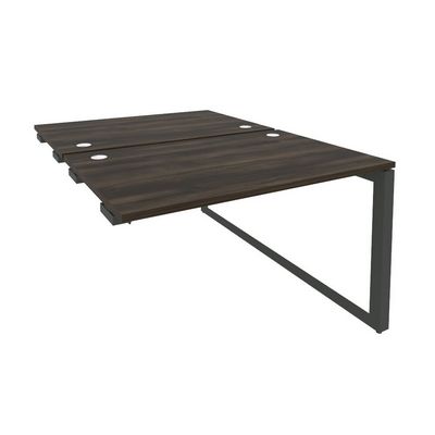 Оникс O.MO-D.SPR-2.8 (Дуб Мали/Антрацит) Стол-приставка двойной на О-образном м/к к опорым элем.