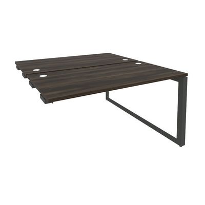 Onix O.MO-D.SPR-3.7 (Дуб Мали/Антрацит) Стол-приставка двойной на О-образном м/к к опорым элем.