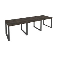 Onix O.MO-PRG-3.1 (Дуб Мали/Антрацит) Стол переговорный (3 столешницы)