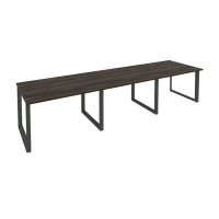 Onix O.MO-PRG-3.2 (Дуб Мали/Антрацит) Стол переговорный (3 столешницы)