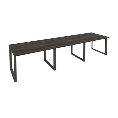 Onix O.MO-PRG-3.2 (Дуб Мали/Антрацит) Стол переговорный (3 столешницы)