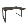 Onix O.MO-SA-3R (Дуб Мали/Антрацит) Стол эргономичный правый на О-образном м/к