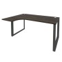 Onix O.MO-SA-4L (Дуб Мали/Антрацит) Стол эргономичный левый на О-образном м/к