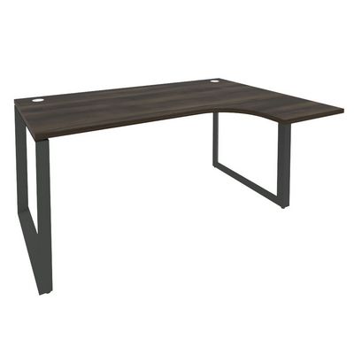 Onix O.MO-SA-4R (Дуб Мали/Антрацит) Стол эргономичный правый на О-образном м/к