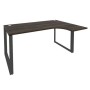Onix O.MO-SA-4R (Дуб Мали/Антрацит) Стол эргономичный правый на О-образном м/к