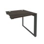 Onix O.MO-SPR-0.8 (Дуб Мали/Антрацит) Стол-приставка на О-образном м/к к опорным элементам