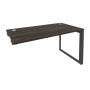 Onix O.MO-SPR-3.7 (Дуб Мали/Антрацит) Стол-приставка на О-образном м/к к опорным элементам