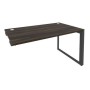 Onix O.MO-SPR-3.8 (Дуб Мали/Антрацит) Стол-приставка на О-образном м/к к опорным элементам