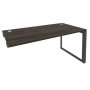 Onix O.MO-SPR-4.8 (Дуб Мали/Антрацит) Стол-приставка на О-образном м/к к опорным элементам