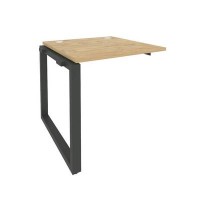 Onix O.MO-1.NRS-0.8 (Тиквуд Светлый/Антрацит) Наборный элемент рабочей станции на О-образном м/к