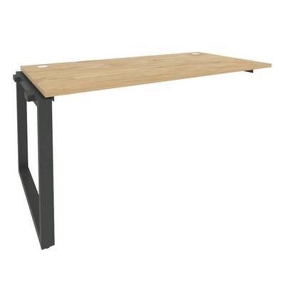 Onix O.MO-1.NRS-4.8 (Тиквуд Светлый/Антрацит) Наборный элемент рабочей станции на О-образном м/к