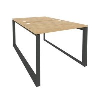 Onix O.MO-D.RS-2.1.8 (Тиквуд Светлый/Антрацит) Рабочая станция на О-образном м/к