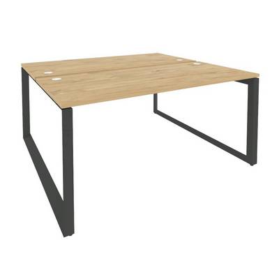 Onix O.MO-D.RS-2.4.7 (Тиквуд Светлый/Антрацит) Рабочая станция на О-образном м/к