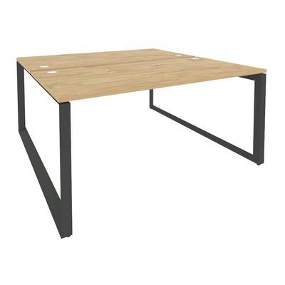 Onix O.MO-D.RS-2.4.8 (Тиквуд Светлый/Антрацит) Рабочая станция на О-образном м/к