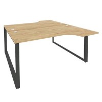 Onix O.MO-D.SA-1 (Тиквуд Светлый/Антрацит) Рабочая станция на О-образном м/к