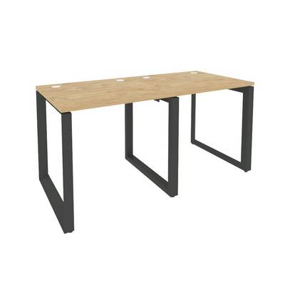 Onix O.MO-RS-2.0.7 (Тиквуд Светлый/Антрацит) Рабочая станция на О-образном м/к