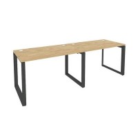 Onix O.MO-RS-2.2.7 (Тиквуд Светлый/Антрацит) Рабочая станция на О-образном м/к