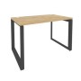Onix O.MO-SP-2.7 (Тиквуд Светлый/Антрацит) Стол рабочий на О-образном м/к