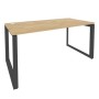 Onix O.MO-SP-4.8 (Тиквуд Светлый/Антрацит) Стол рабочий на О-образном м/к