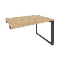 Onix O.MO-SPR-2.8 (Тиквуд Светлый/Антрацит) Стол-приставка на О-образном м/к к опорным элементам