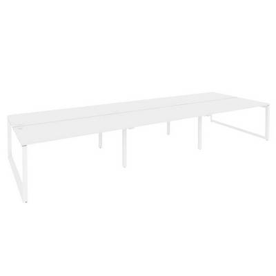 Onix O.MO-D.RS-6.4.8 (Белый Бриллиант/Белый) Рабочая станция на О-образном м/к