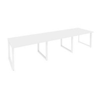 Onix O.MO-PRG-3.2 (Белый Бриллиант/Белый) Стол переговорный (3 столешницы)