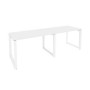 Onix O.MO-RS-2.2.7 (Белый Бриллиант/Белый) Рабочая станция на О-образном м/к
