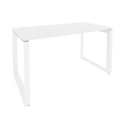 Onix O.MO-SP-3.7 (Белый Бриллиант/Белый) Стол рабочий на О-образном м/к