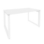 Onix O.MO-SP-3.8 (Белый Бриллиант/Белый) Стол рабочий на О-образном м/к
