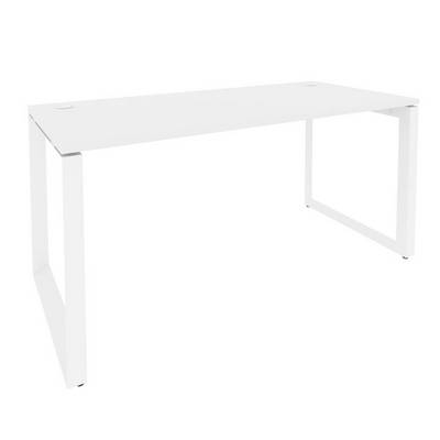 Onix O.MO-SP-4.7 (Белый Бриллиант/Белый) Стол рабочий на О-образном м/к