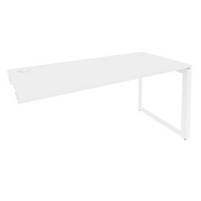 Onix O.MO-SPR-4.7 (Белый Бриллиант/Белый) Стол-приставка на О-образном м/к к опорным элементам
