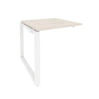 Onix O.MO-1.NRS-0.8 (Денвер Светлый/Белый) Наборный элемент рабочей станции на О-образном м/к