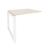 Onix O.MO-1.NRS-1.8 (Денвер Светлый/Белый) Наборный элемент рабочей станции на О-образном м/к