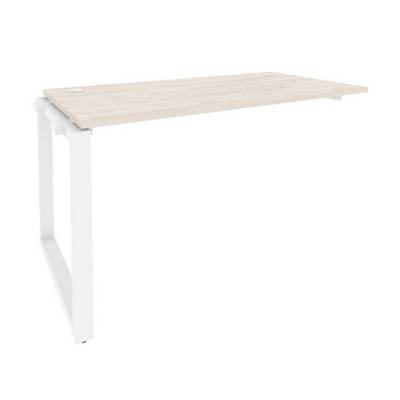 Onix O.MO-1.NRS-3.7 (Денвер Светлый/Белый) Наборный элемент рабочей станции на О-образном м/к