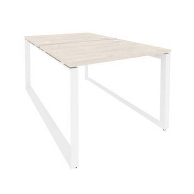 Onix O.MO-D.RS-2.1.8 (Денвер Светлый/Белый) Рабочая станция на О-образном м/к