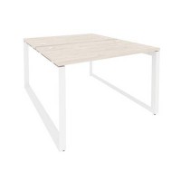 Onix O.MO-D.RS-2.2.7 (Денвер Светлый/Белый) Рабочая станция на О-образном м/к