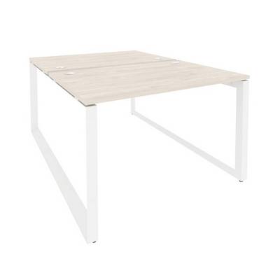 Onix O.MO-D.RS-2.2.8 (Денвер Светлый/Белый) Рабочая станция на О-образном м/к