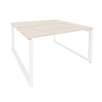 Onix O.MO-D.RS-2.3.7 (Денвер Светлый/Белый) Рабочая станция на О-образном м/к