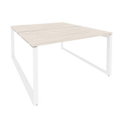 Onix O.MO-D.RS-2.3.8 (Денвер Светлый/Белый) Рабочая станция на О-образном м/к