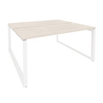 Onix O.MO-D.RS-2.4.7 (Денвер Светлый/Белый) Рабочая станция на О-образном м/к