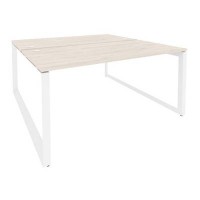 Onix O.MO-D.RS-2.4.8 (Денвер Светлый/Белый) Рабочая станция на О-образном м/к