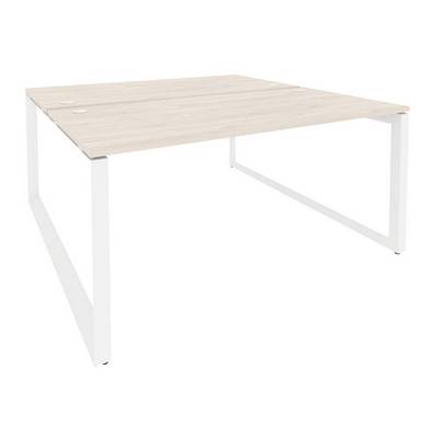 Onix O.MO-D.RS-2.4.8 (Денвер Светлый/Белый) Рабочая станция на О-образном м/к