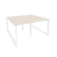 Onix O.MO-D.RS-4.0.7 (Денвер Светлый/Белый) Рабочая станция на О-образном м/к